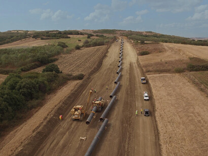 The construction of the Greek section of TAP is completed