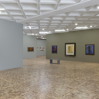 Varios artistas, Los años en París, vista de exhibición. Cortesía del Museo Tamayo