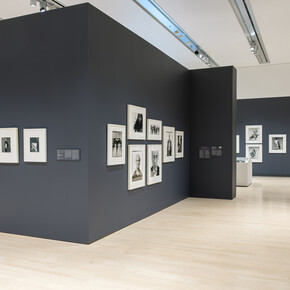 Richard Avedon, Entre creativos, vista de exhibición. Cortesía del Phoenix Art Museum