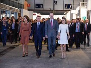 Los Reyes de España inauguran ARCO junto al presidente de Argentina y su esposa. Foto: IFEMA