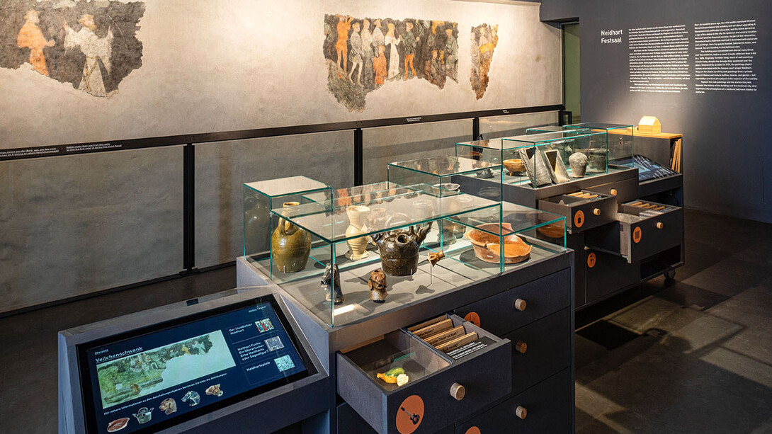 Neidhart Festsaal, exhibition view. Courtesy of Musa Museum