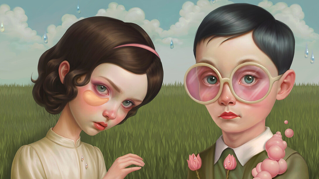 Mary Perkins, The misbehavers, exhibition painting. Courtesy of Erarta Museum