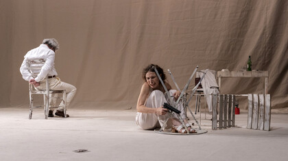 Montaje de «La muerte y la doncella» (foto Salvatore Pastore)