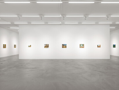 Karen Kilimnik, Exhibition view. Courtesy of Galerie Eva Presenhuber