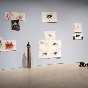 Installation view: Annette Messager - Désirs désordonnés / Disordered Desires. Photo: Jens Henrik Daugaard @ARoS2023