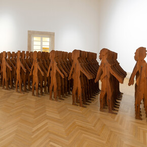 Mario Ceroli, Ceroli totale, veduta della mostra. Per gentile concessione di Galleria Nazionale d’Arte Moderna e Contemporanea © Alessandro Vasari