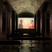 Marina Abramović, Seven deaths, exhibition view. Courtesy of Cisternerne 