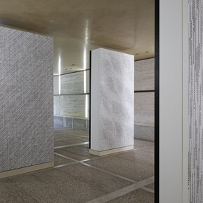 Cosmotechnics: Ding Yi as a planetary code, exhibition view. Courtesy of Fondazione Querini Stampalia