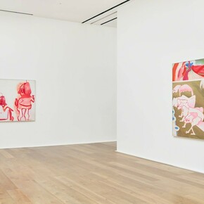Maria Lassnig, Exhibition view. Courtesy of Hauser & Wirth