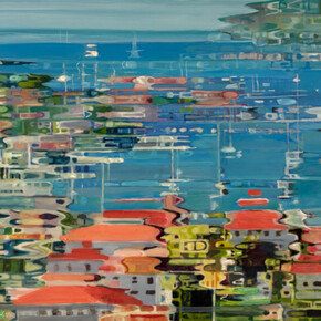 Nadia Fanelli, Harbour view (detail), 2025. Courtesy of Space Gallery St Barth