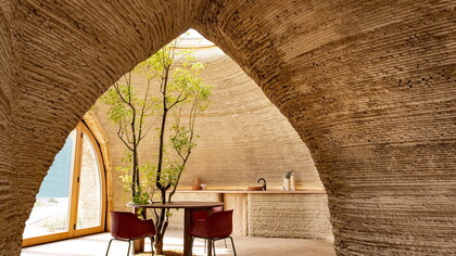 Tecla c2, lago Corazza, dettaglio di passaggio da camera da letto al soggiorno 