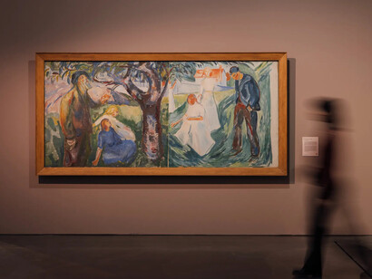 Paula Modersohn-Becker und Edvard Munch, Die großen fragen des lebens, ausstellungsansicht. Mit freundlicher genehmigung des Albertinums