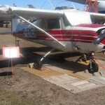 Cessna-150А - easy multi-purpose plane. Courtesy of Riga Aviation Museum