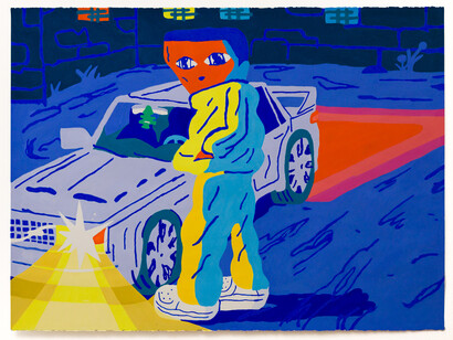 Branche Coverdale, Irredescent Fluorescent. Courtesy of the artist and Paradigm Gallery + Studio