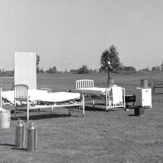 Mike Mandel, Larry Sultan, Untitled, from the series Evidence (detail), 1977. Courtesy of Zander Galerie