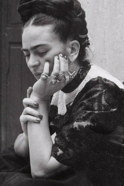 Retrato de Frida Kahlo, fotografía, Lola Álvarez Bravo, 1944