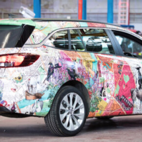 Art Car Boot Fair. Courtesy of Vauxhall Art Car Boot Fair