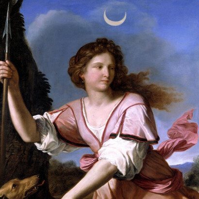 Guercino, Diana e la luna