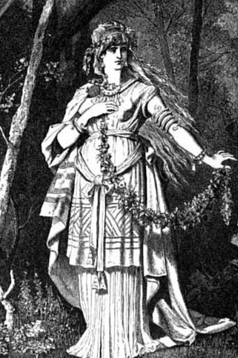 "Freya" (1882) por Carl Emil Doepler. Freya surge em uma representação de Carl Emil Doepler, envolta em elementos que remetem à sua condição de deusa nórdica. Sua imagem reúne beleza, autoridade e mistério, aspectos que ajudam a compreender a personagem como uma figura capaz de conectar desejo, magia e poder