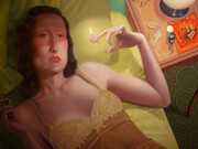 Troy Brooks, Corner room at the sparrow. Courtesy of Corey Helford Gallery (CHG) 
