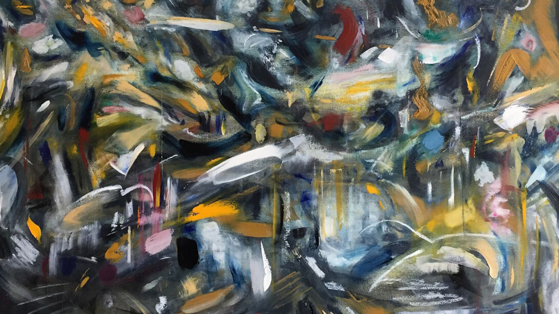 We have made a new world (after Paul Nash), 2017, oil on board, 50x70cm