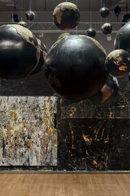 L'esposizione "Nobody Knows the Trouble I’ve Seen" di Mark Bradford. Courtesy of Hauser & Wirth Monaco 