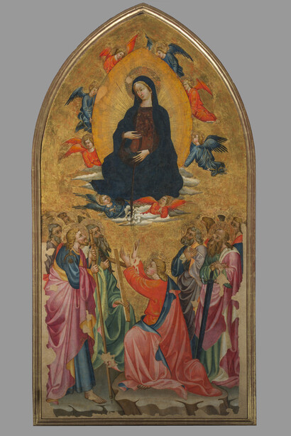 Scolaio di Giovanni, Assunzione della Vergine, Stia, Pieve, cm 157,5 x 82