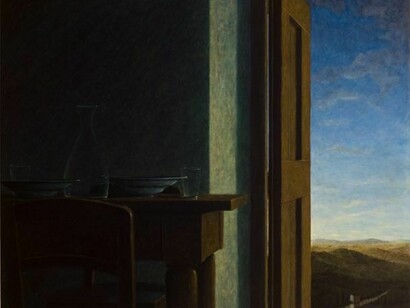 Alba chiara, 2010, olio su tela, cm 80 x 100, particolare  
