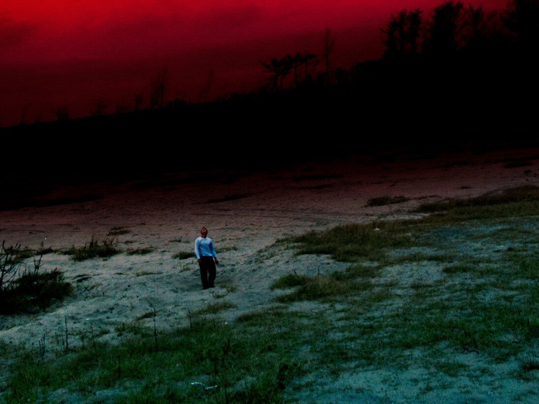 Lieko Shiga (Japanese, born 1980), detail, Rasen Kaigan 45 from the series Rasen Kaigan, 2012, Chromogenic color print mounted to dibond, 63 × 61″ (160 × 155 cm), Courtesy the artist, ©2015 Lieko Shiga