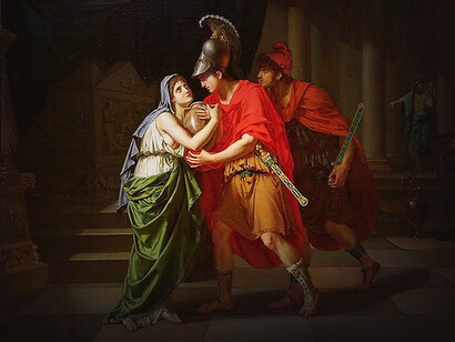 La historia de Electra se desarrolla en Micenas, cuando Orestes llega a la mayoría de edad, su preceptor le revela que es hijo del rey Agamenón, uno de los héroes de la guerra de Troya