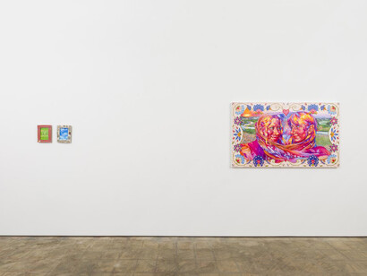 Hannah Lupton Reinhard, Are we here yet? Exhibition view. Courtesy of Rusha & Co. 