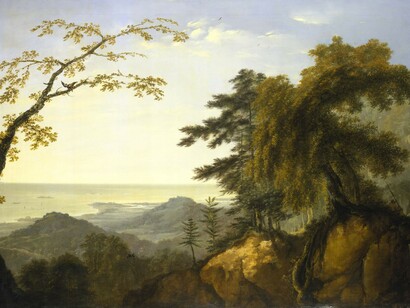 A View of teh Island of New Caledonia in the South © National Maritime Museum  