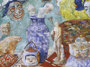 James Ensor, Stillleben mit masken, 1896. Courtesy of Hamburger Kunsthalle