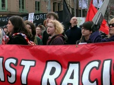 Protests gather against racism in Melbourne, Australia, 2013