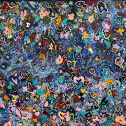 Kinda Adly, Your presence in every brushstroke, 2025. Courtesy of Safarkhan Art Gallery