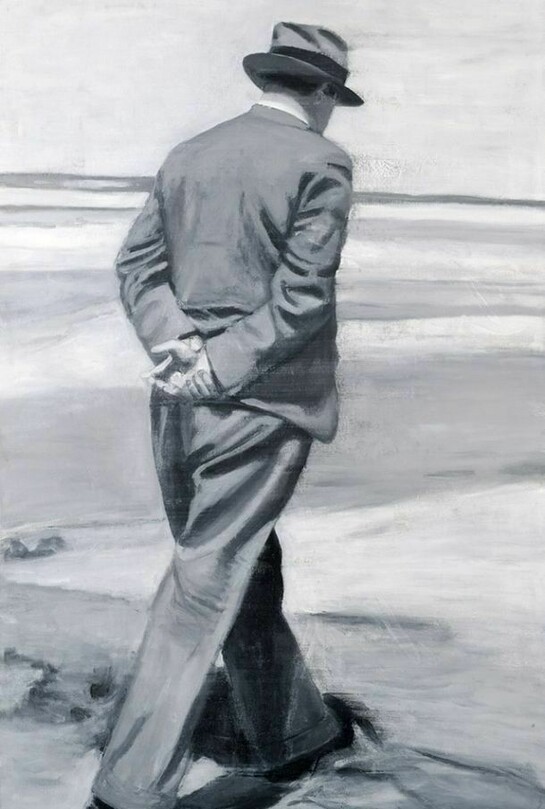 Arturo Di Stefano, Beckmann (2), 2013, Oil on linen, 167.6 x 101.6 cm