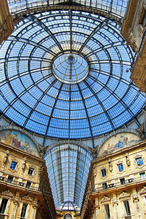 Le volte mosaicate della Galleria Vittorio Emanuele