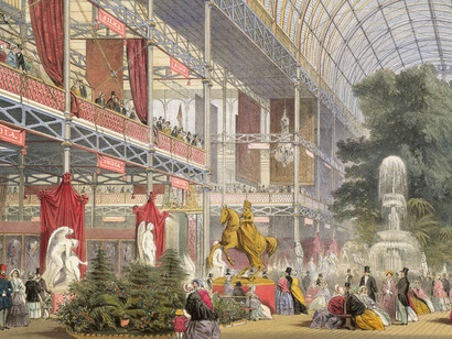 Il Crystal Palace, interno