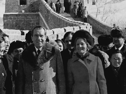 Richard Nixon's 1972 trip to China, accompanied by Pat Nixon, marked a historic diplomatic tour