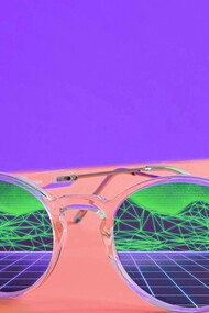 Fashionable glasses with an AI imprint