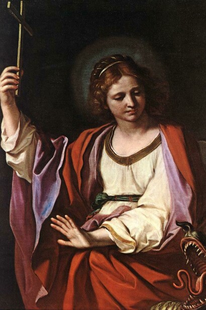 Guercino, Santa Margherita di Antiochia
