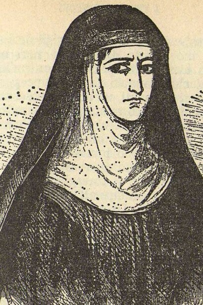 Un'antica incisione della Monaca di Monza 