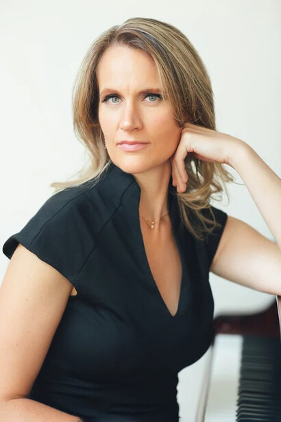 La compositora Amy Wurtz (fotografía de Alain Milotti)
