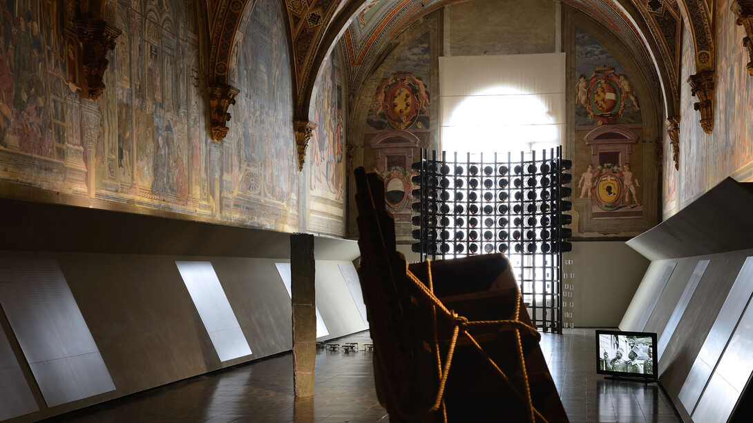 Exhibition view, Santa Maria della Scala, Siena - Courtesy AGIVERONA Collection - Ph. Michele Alberto Sereni