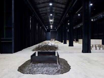 Kishio Suga, Situations, Exhibition view. Courtesy of HangarBicocca
