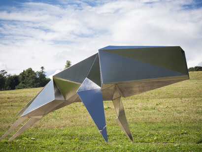 Lion I, 1990. Courtesy of the Estate of Lynn Chadwick and BlainSouthern. © Jonty Wilde