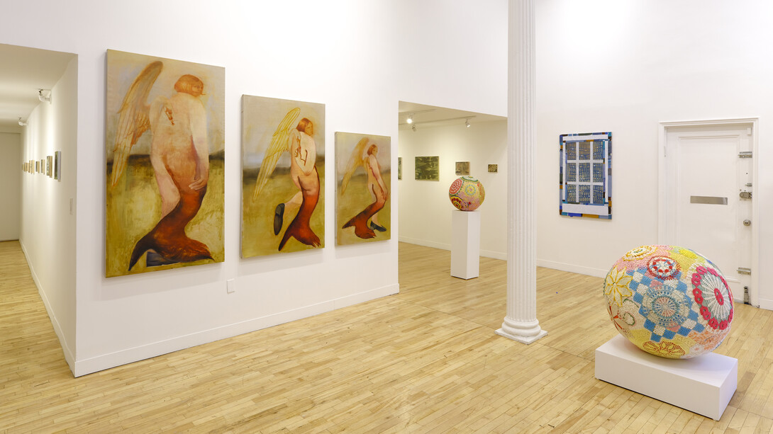 Various artists, Between myth and memory, exhibition view. Courtesy of 81 Leonard Gallery 