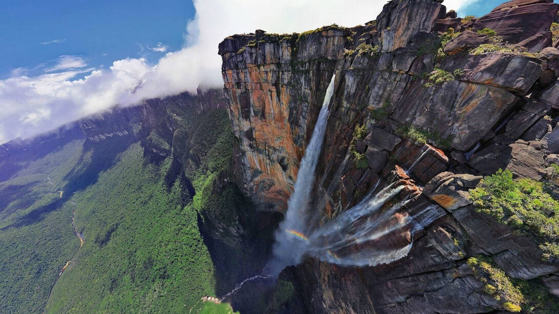 Salto Angel, also known as Kerepakupai Merú, is the world's tallest waterfall, located in the Canaima National Park in Venezuela