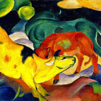 Franz Marc - Mucca Gialla