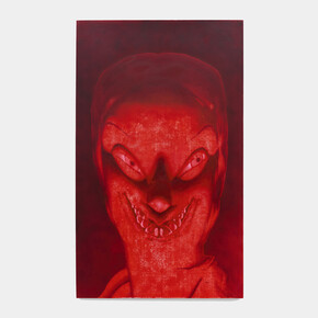 Tim Brawner, Monarch, 2022, Acrylic on canvas, 60 x 34 inches, 152 x 86 cm. Courtesy of The Hole, New York